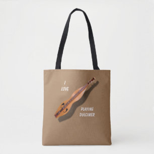 I LIEBE SPIELT DULCIMER TASCHE
