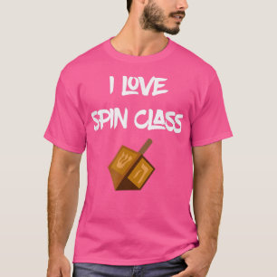I Liebe Spin Class Spinning Dreidel Hanukkah, Chan T-Shirt