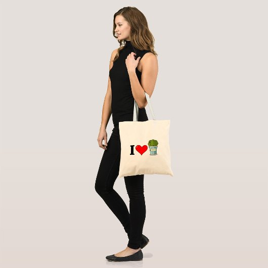 I Liebe Spinach Tote Tasche