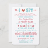 I Liebe Spion Foto Hunt Game (Vorderseite)
