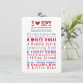 I Liebe Spion Foto Hunt Game Einladung (Stehend Vorderseite)