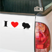 I Liebe-Spitz-Autoaufkleber Autoaufkleber (Auf Lkw)