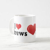 I Liebe-Spitzmäuse Kaffeetasse (Vorderseite Links)