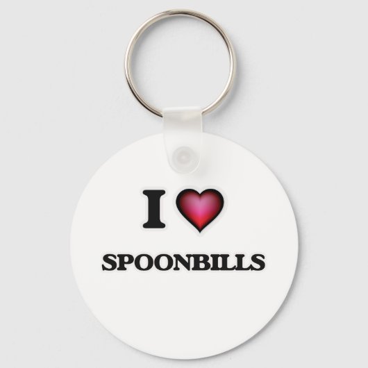 I Liebe Spoonbilts Schlüsselanhänger (Vorderseite)