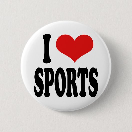 I Liebe-Sport Button (Vorderseite)