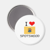 I Liebe Spotswood New Jersey Magnet (Vorderseite/Rückseite)