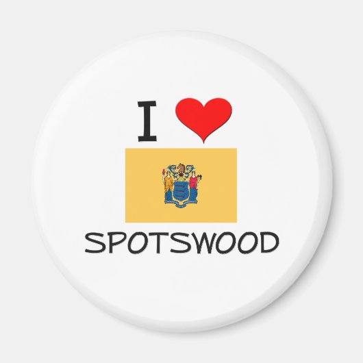 I Liebe Spotswood New Jersey Magnet (Vorne)