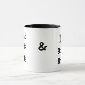 I Liebe Spreadsheets & Spreadsheets Liebe Tasse (Zentrum)