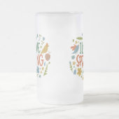 I Liebe Spring Mattglas Bierglas (Mittel)
