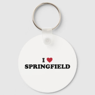 I Liebe Springfield Massachusetts Schlüsselanhänger
