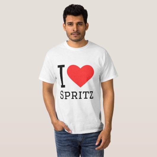 I Liebe spritz T-Shirt (Vorne ganz)