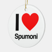 i Liebe spumoni Keramikornament (Links)