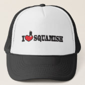 I Liebe Squamish Truckerkappe (Vorderseite)