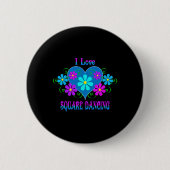 I Liebe Square Tancing Button (Vorderseite)