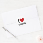 I Liebe Squash Runder Aufkleber (Umschlag)