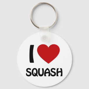 I Liebe Squash Schlüsselanhänger