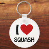 I Liebe Squash Schlüsselanhänger (Vorderseite)