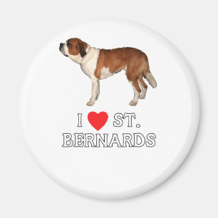 I Liebe-St. Bernards Magnet