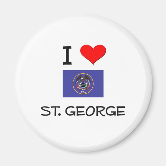 I Liebe St. George Utah Magnet (Vorne)