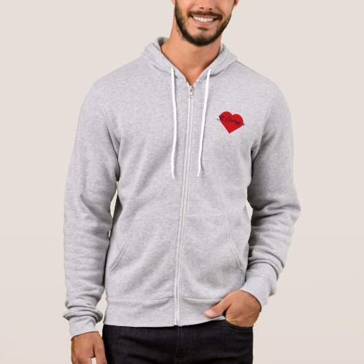 I Liebe St. George's - Grenada Hoodie (Vorderseite)