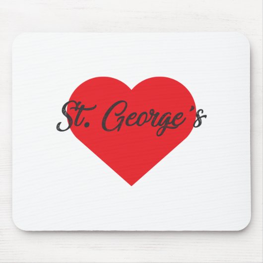 I Liebe St. George's - Grenada Mousepad (Vorne)