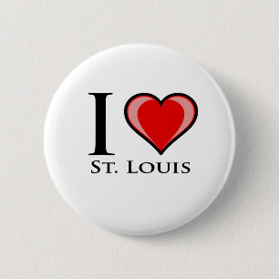 I Liebe St. Louis Button