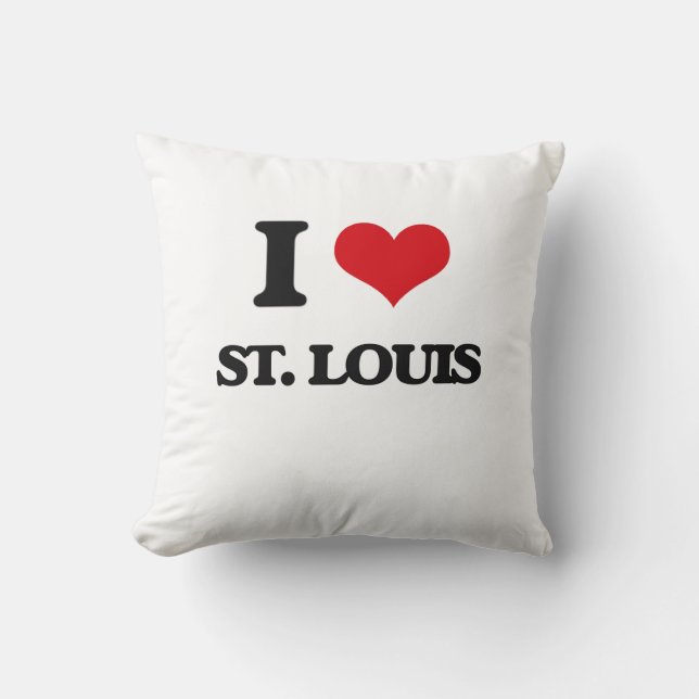 I Liebe St. Louis Kissen (Vorderseite)
