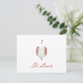 I Liebe St. Louis Postkarte (Stehend Vorderseite)