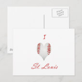 I Liebe St. Louis Postkarte (Vorne/Hinten)