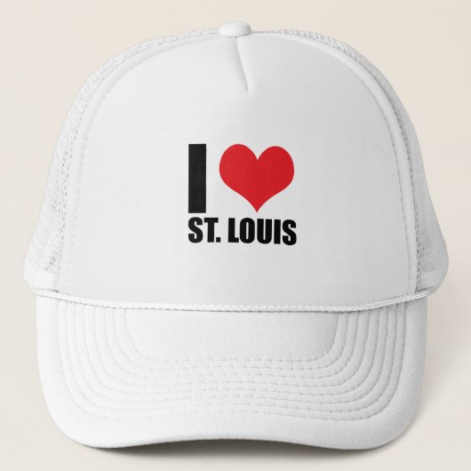 I Liebe St. Louis Truckerkappe (Vorderseite)