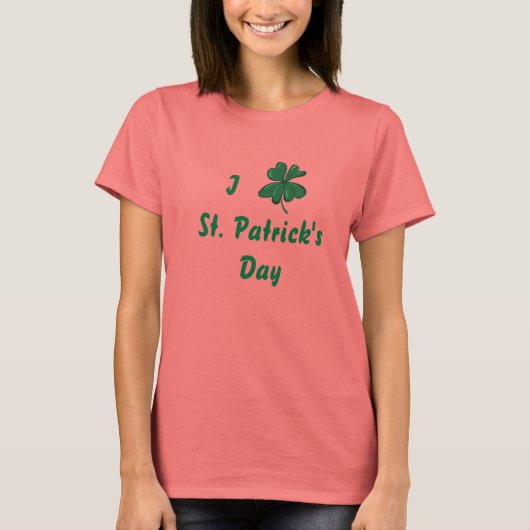 I Liebe St. Patricks T - Shirt (Vorderseite)