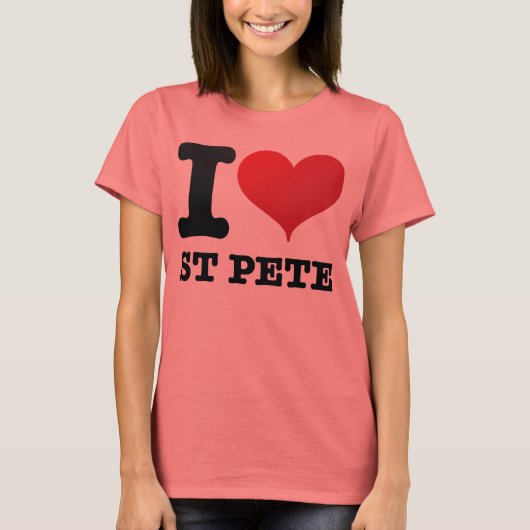 I Liebe St Pete #3 - Design 02 T-Shirt (Vorderseite)