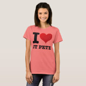 I Liebe St Pete #3 - Design 02 T-Shirt (Vorne ganz)