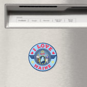 I Liebe Staatseigentümer und -karte verwalten Magnet (In Situ (Geschirrspüler))