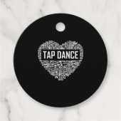 I Liebe Stach Dance Dog Lover Dancer Geschenke für Geschenkanhänger (Vorderseite)