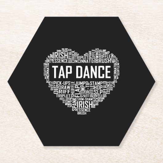 I Liebe Stach Dance Dog Lover Dancer Geschenke für Untersetzer (Vorderseite)