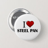 I Liebe-Stahlwannen-Knopf Button (Vorne & Hinten)