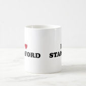 I Liebe Stamford Connecticut Kaffeetasse (Mittel)