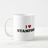 I Liebe Stamford Connecticut Kaffeetasse (Links)