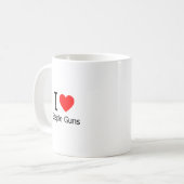 I Liebe Staple Guns Kaffeetasse (Vorderseite Links)