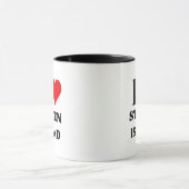 I Liebe Staten Island Herz Meme Funny Tasse (Zentrum)