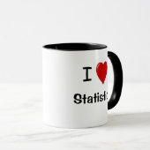 I Liebe-Statistiken! - Doppelseitige Zitat-Tasse Tasse (VorderseiteRechts)