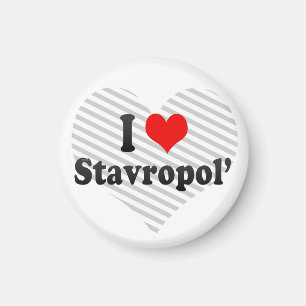 I Liebe Stavropol', Russland Magnet