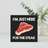 I Liebe Steak Gift Ribeye House Einladung (Stehend Vorderseite)