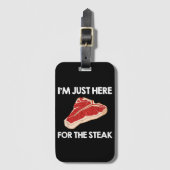 I Liebe Steak Gift Ribeye House Gepäckanhänger (Vorderseite Vertikal)