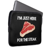 I Liebe Steak Gift Ribeye House Laptopschutzhülle (Vorne Rechts)