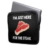 I Liebe Steak Gift Ribeye House Laptopschutzhülle (Vorderseite Links)