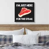 I Liebe Steak Gift Ribeye House Leinwanddruck (Insitu (Schlafzimmer))
