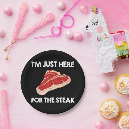 I Liebe Steak Gift Ribeye House Pappteller (Party)