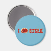 I Liebe Steak Magnet (Vorderseite/Rückseite)